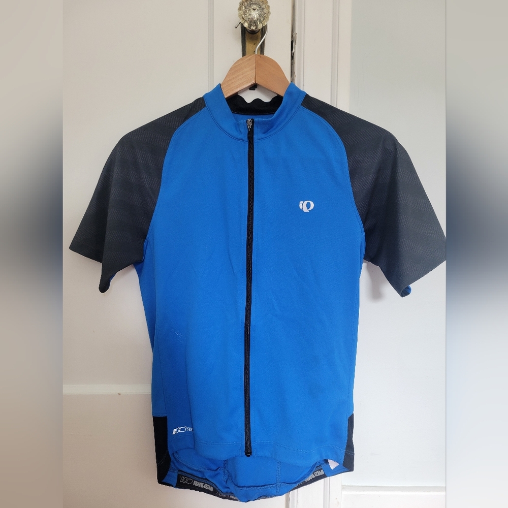 Pearl Izumi Select Mens Blue and Black Performance Cycling Jersey Size S